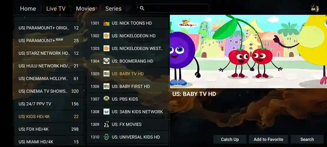 Preview 3 - Falcon TV Premium IPTV Subscription